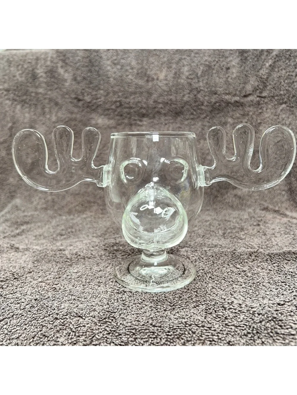 National Lampoons Christmas Vacation Clark Griswold Moose Mug Glass Warner Bros